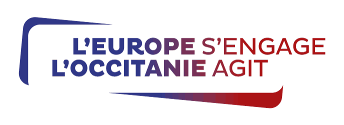 Logo L'Europe s'engage, l'Occitanie agit